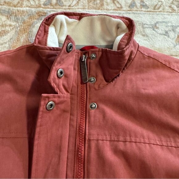 Woolrich Women’s Chore Jacket Sz M Berry Red Coat - Picture 5 of 10